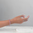 Flamingo-Glieder | Mini-Kismet-Armband | Rosa x Silber